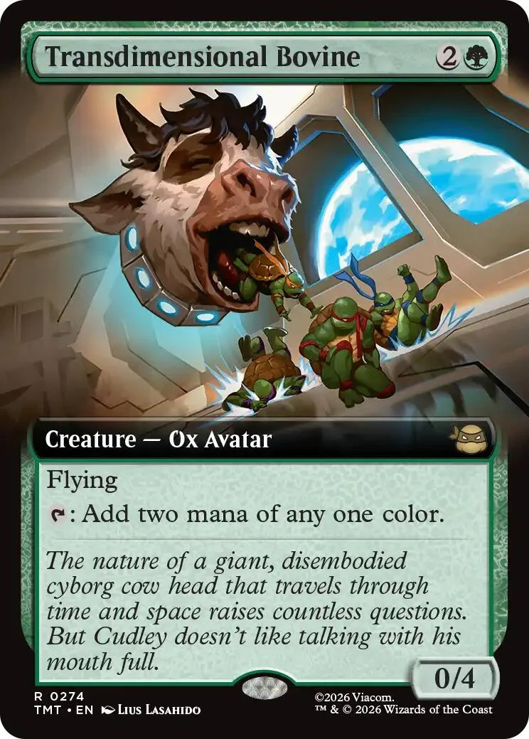 Transdimensional Bovine (Extended Art) (274) (Teenage Mutant Ninja Turtles)