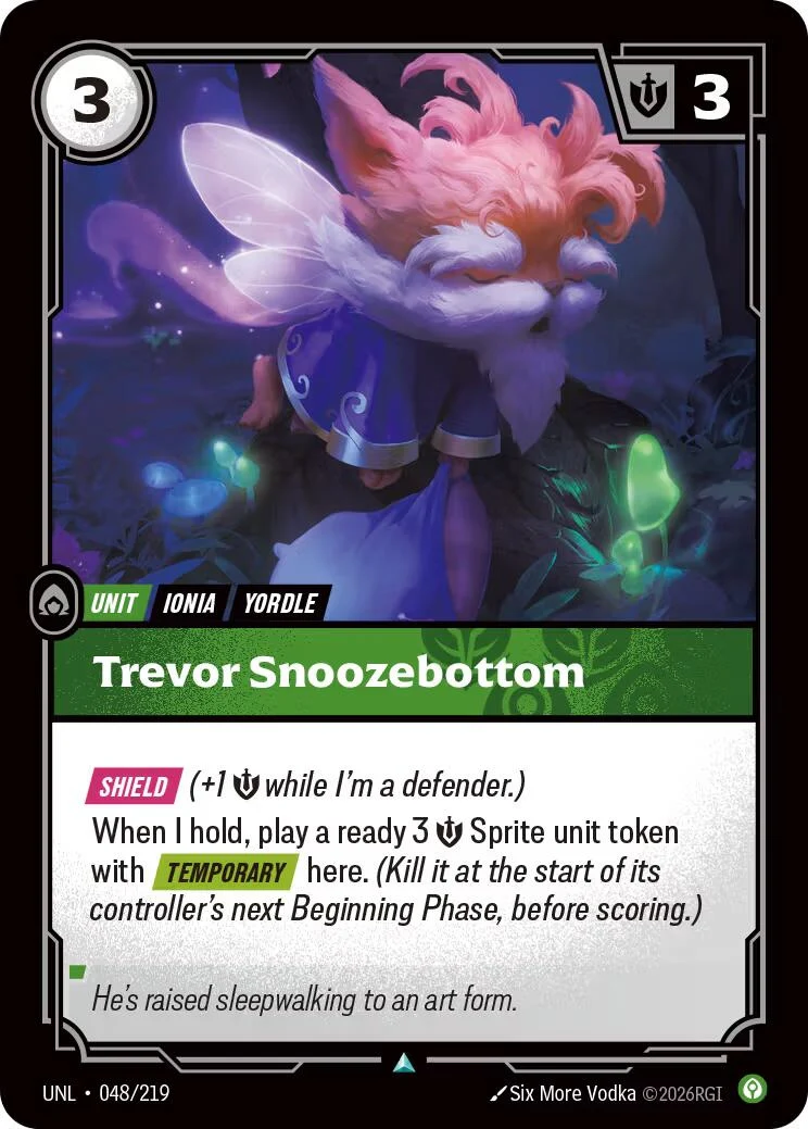 Trevor Snoozebottom (048/219) (Unleashed)