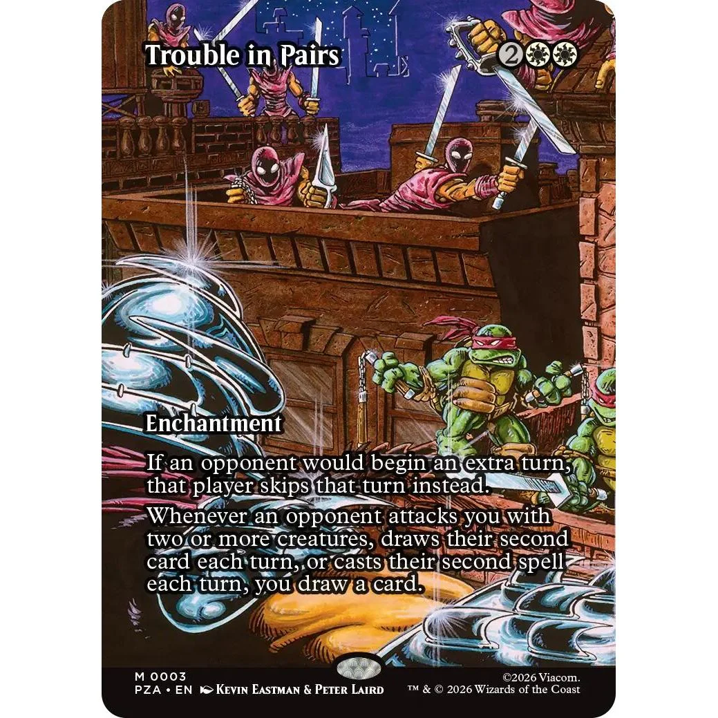Trouble in Pairs (Borderless) (3) (Teenage Mutant Ninja Turtles Source Material)