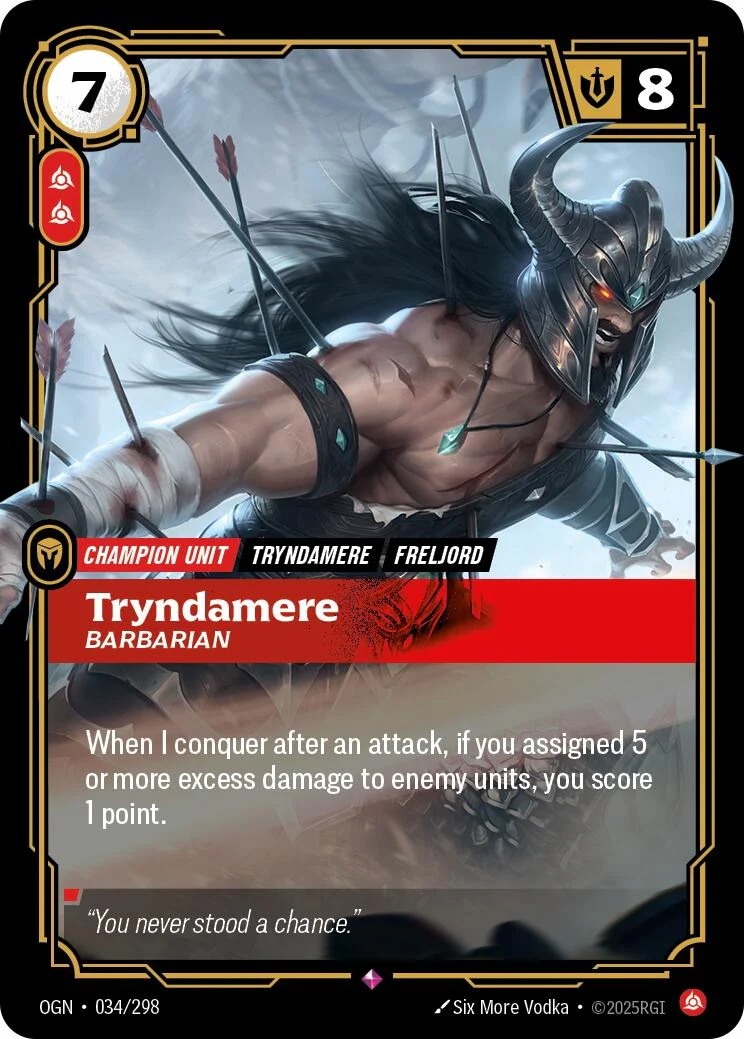Tryndamere - Barbarian (034/298) (Origins)