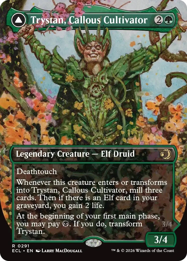 Trystan, Callous Cultivator (Borderless) (291) (Lorwyn Eclipsed)