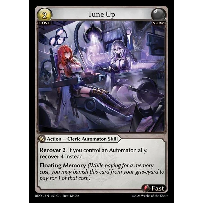 Tune Up (Curio Foil) (159) (Radiant Origins)