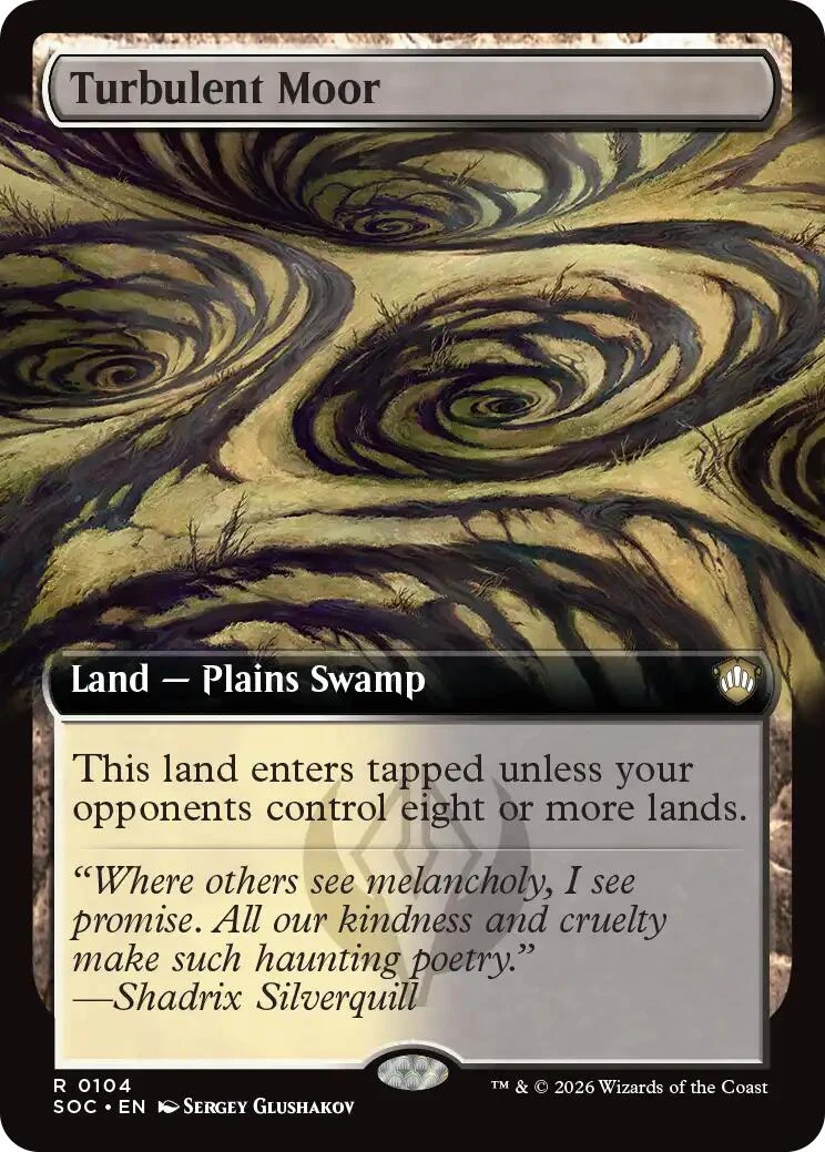 Turbulent Moor (Extended Art) (104) (Secrets of Strixhaven)