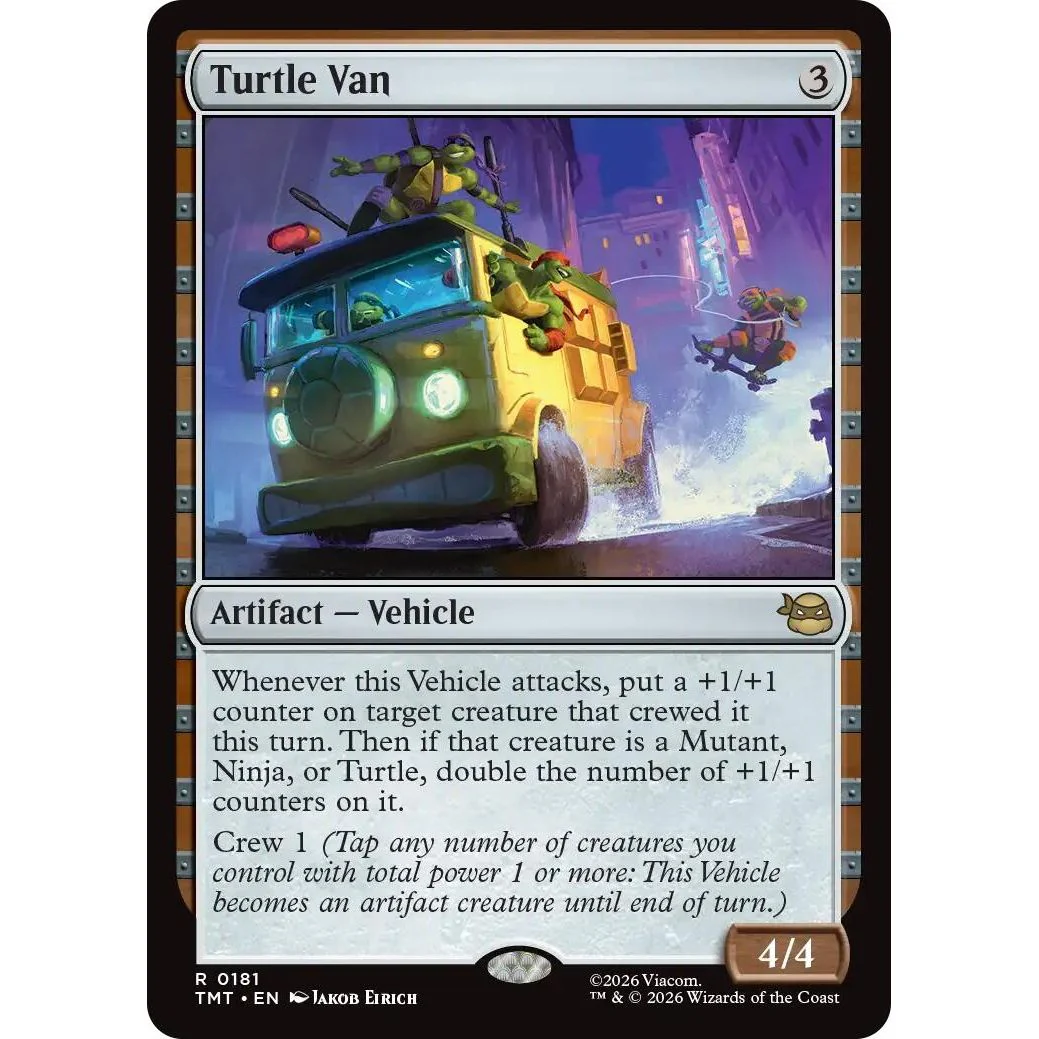 Turtle Van (181) (Teenage Mutant Ninja Turtles)