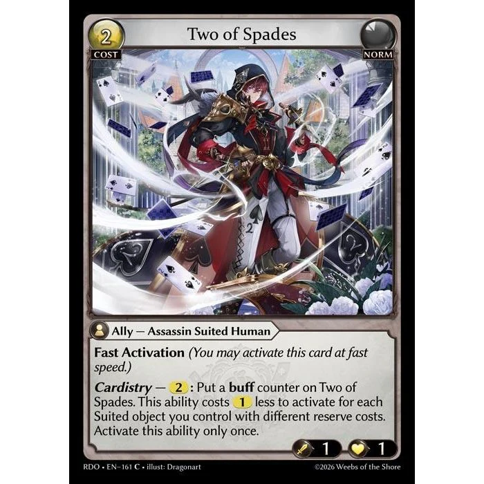 Two of Spades (161) (Radiant Origins)