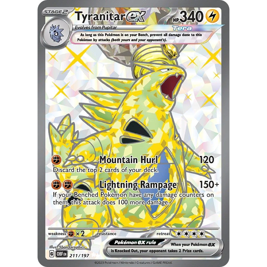 Tyranitar ex (211/197) (SV03: Obsidian Flames)