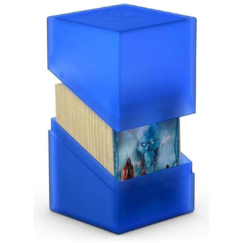 Ultimate Guard Boulder Deck Case 100+ Standard Size Sapphire Deck Box - Image 4