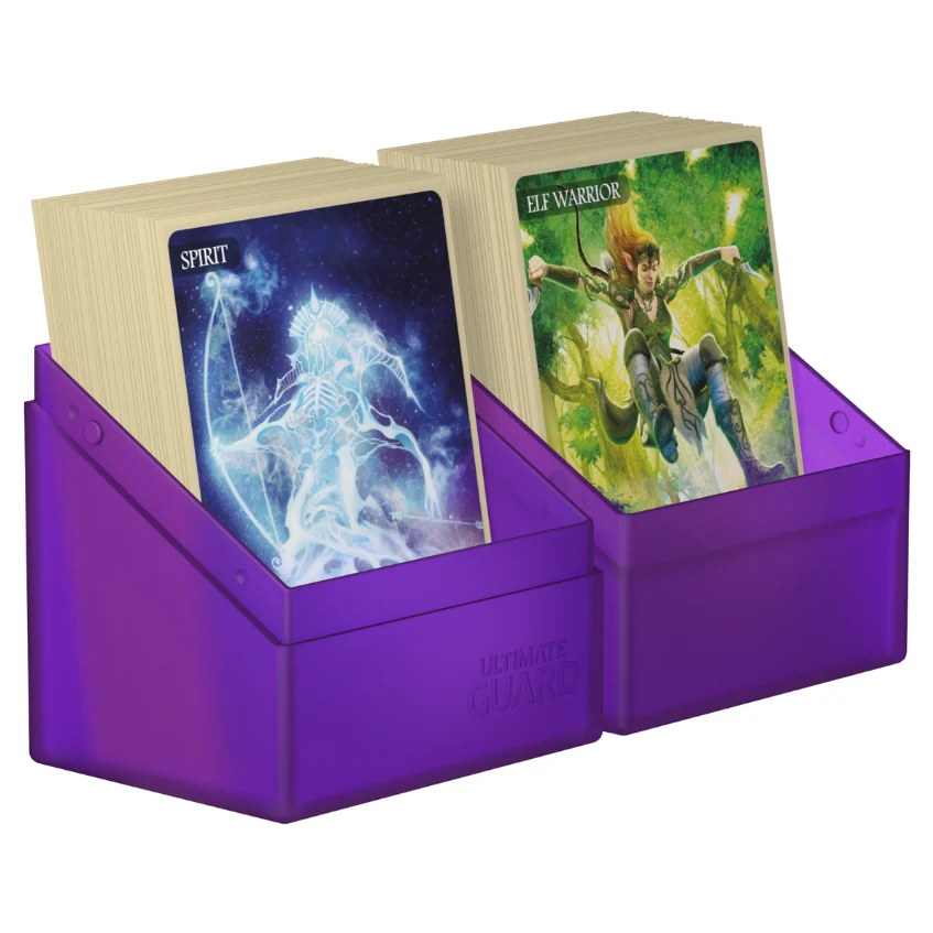 Ultimate Guard Boulder Deck Case 80+ Standard Size Amethyst Deck Box - Image 4
