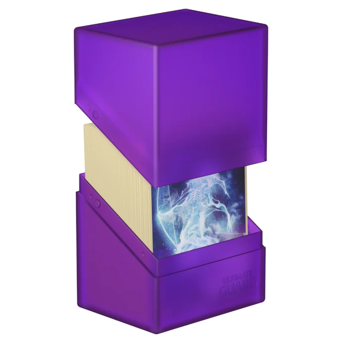Ultimate Guard Boulder Deck Case 80+ Standard Size Amethyst Deck Box - Image 6