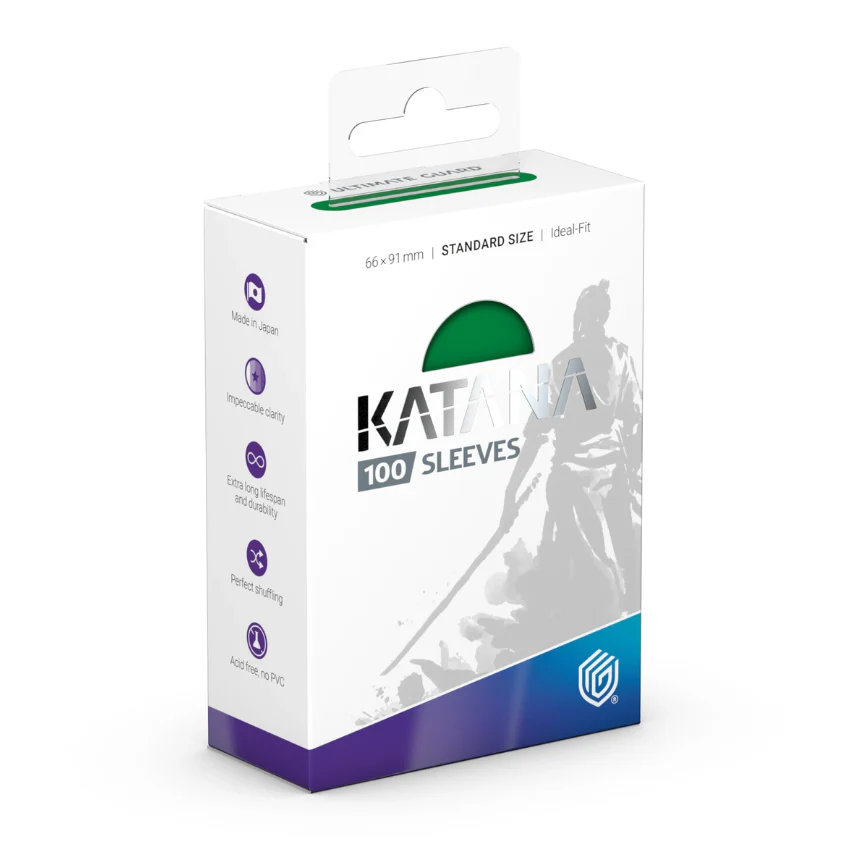 Ultimate Guard Katana Standard Size Sleeves Jade Garden (100)