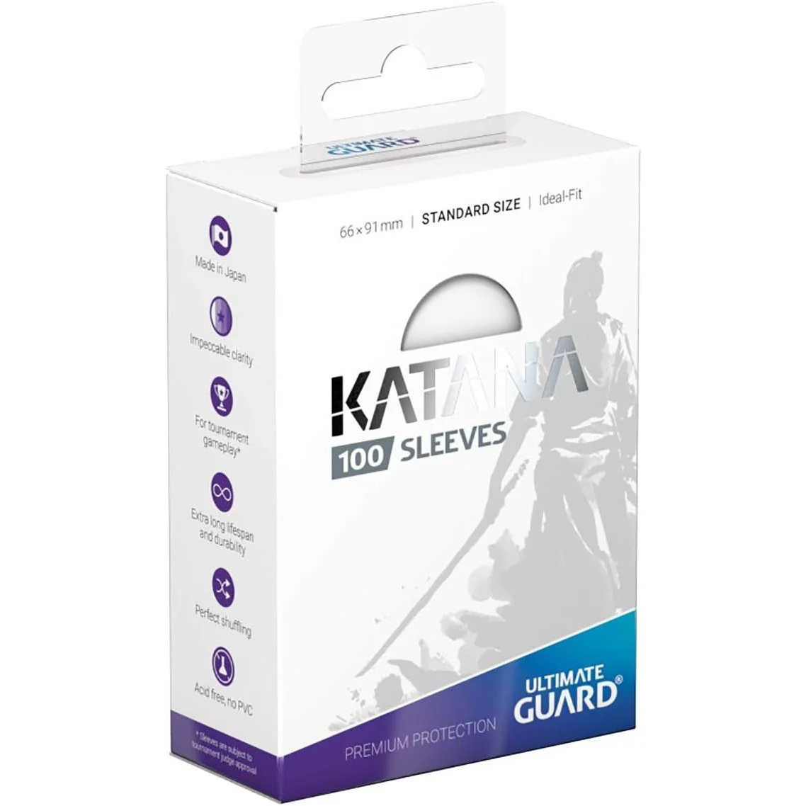 Ultimate Guard Katana Standard Size Sleeves Transparent (100)