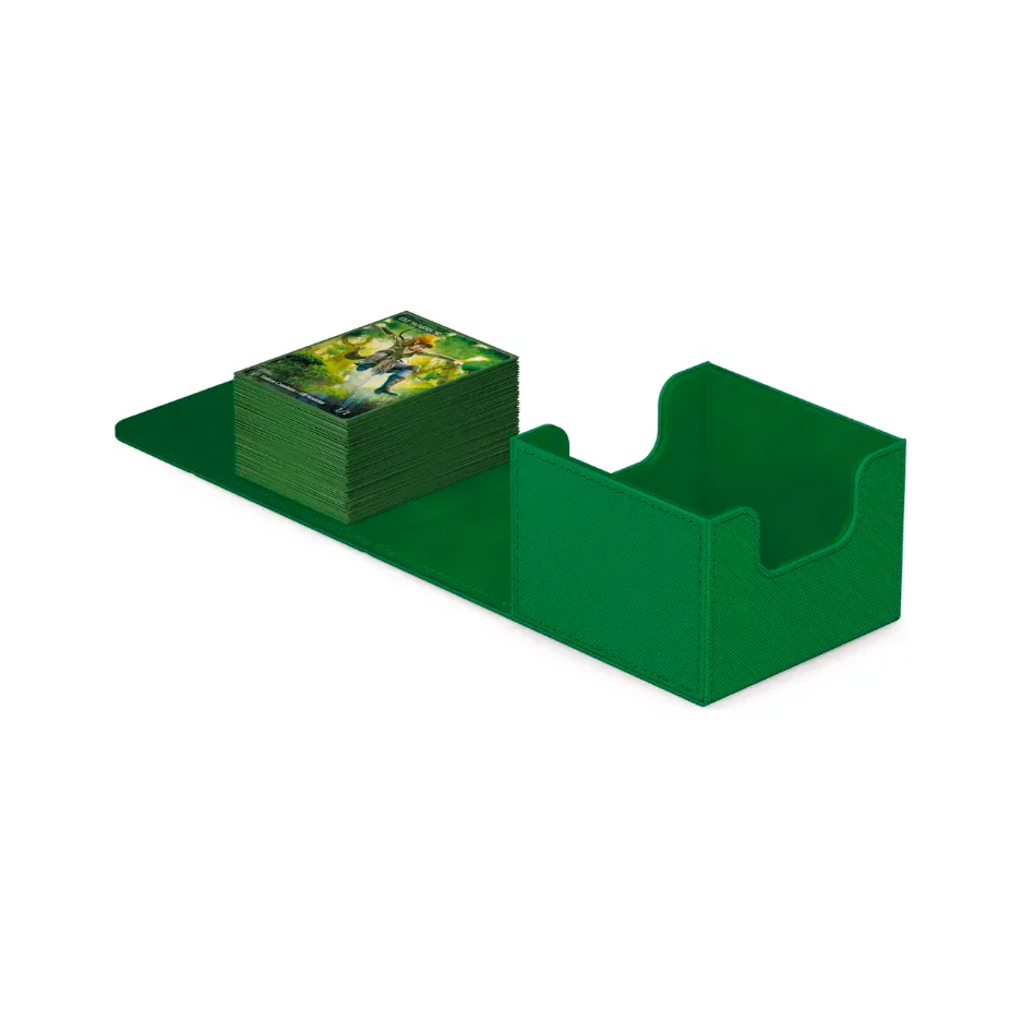 Ultimate Guard Sidewinder Deck Case 100+ Xenoskin Standard Size Monocolor Green Deck Box - Image 3