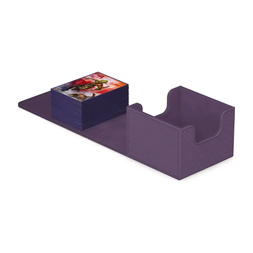 Ultimate Guard Sidewinder Deck Case 100+ Xenoskin Standard Size Monocolor Purple Deck Box - Image 3
