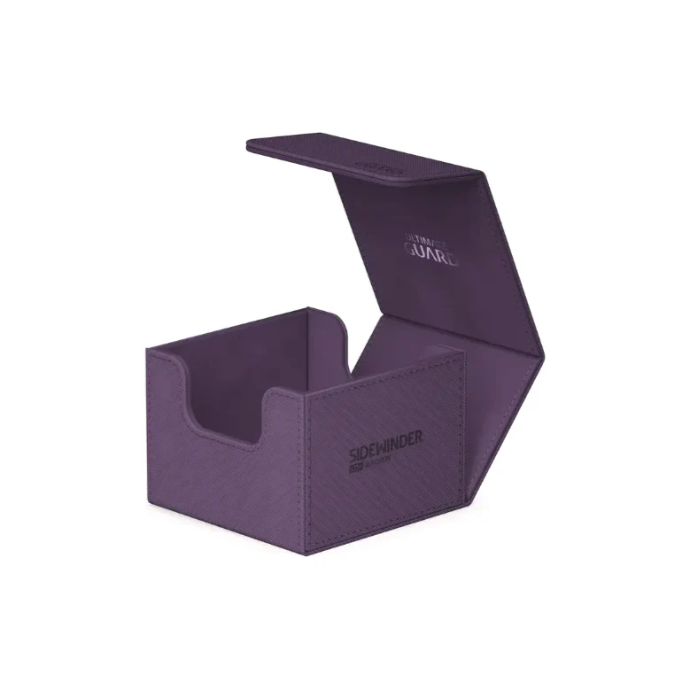 Ultimate Guard Sidewinder Deck Case 100+ Xenoskin Standard Size Monocolor Purple Deck Box - Image 5