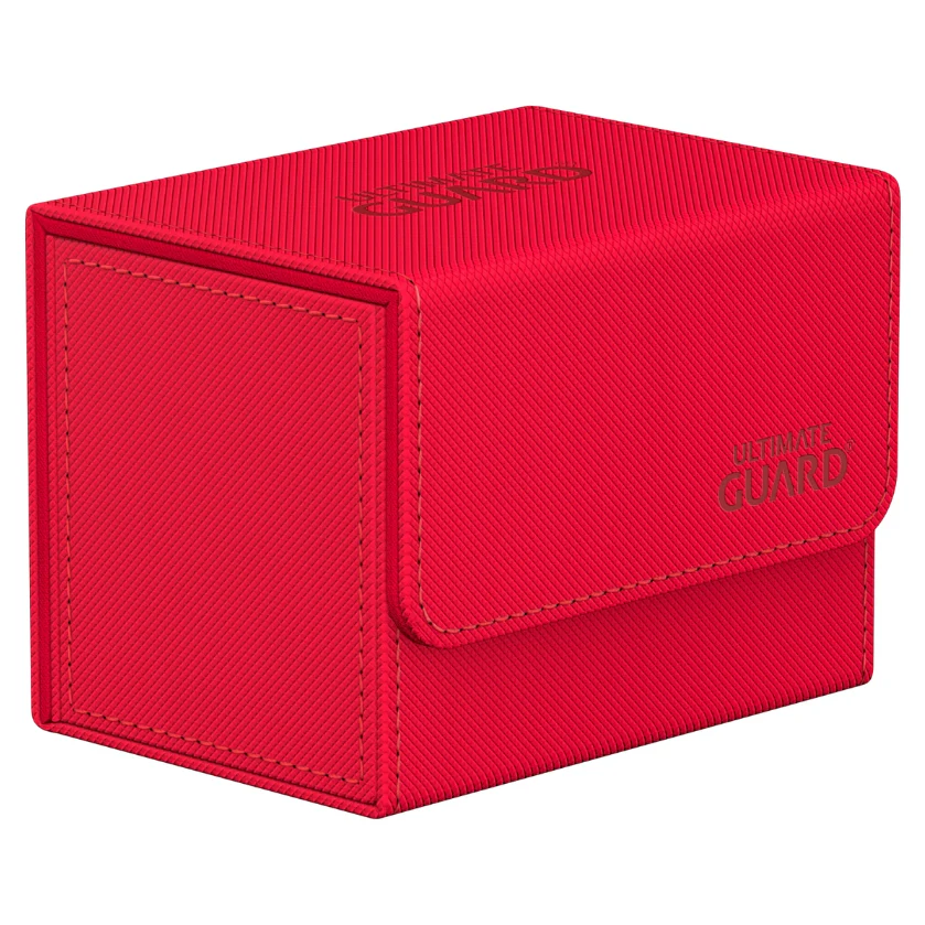 Ultimate Guard Sidewinder Deck Case 80+ Xenoskin Standard Size Monocolor Red Deck Box - Image 7