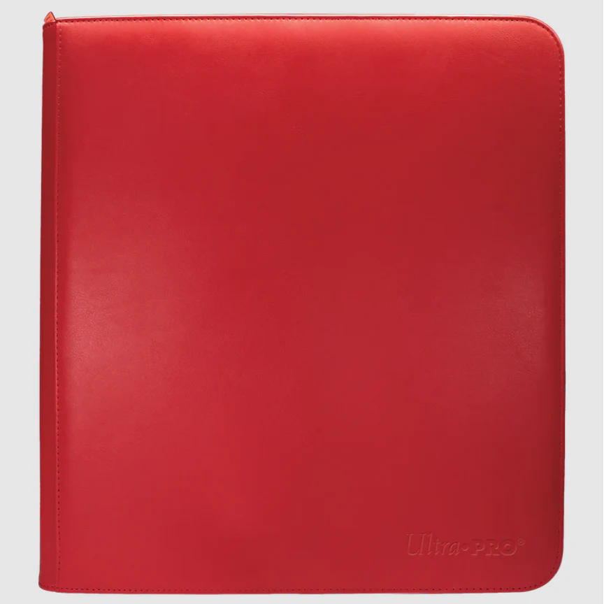 ULTRA PRO BINDER - Vivid Zip PRO-Binder - 12PKT- Red