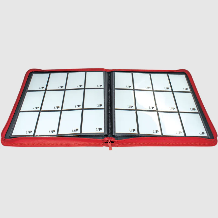 ULTRA PRO BINDER - Vivid Zip PRO-Binder - 12PKT- Red - Image 2