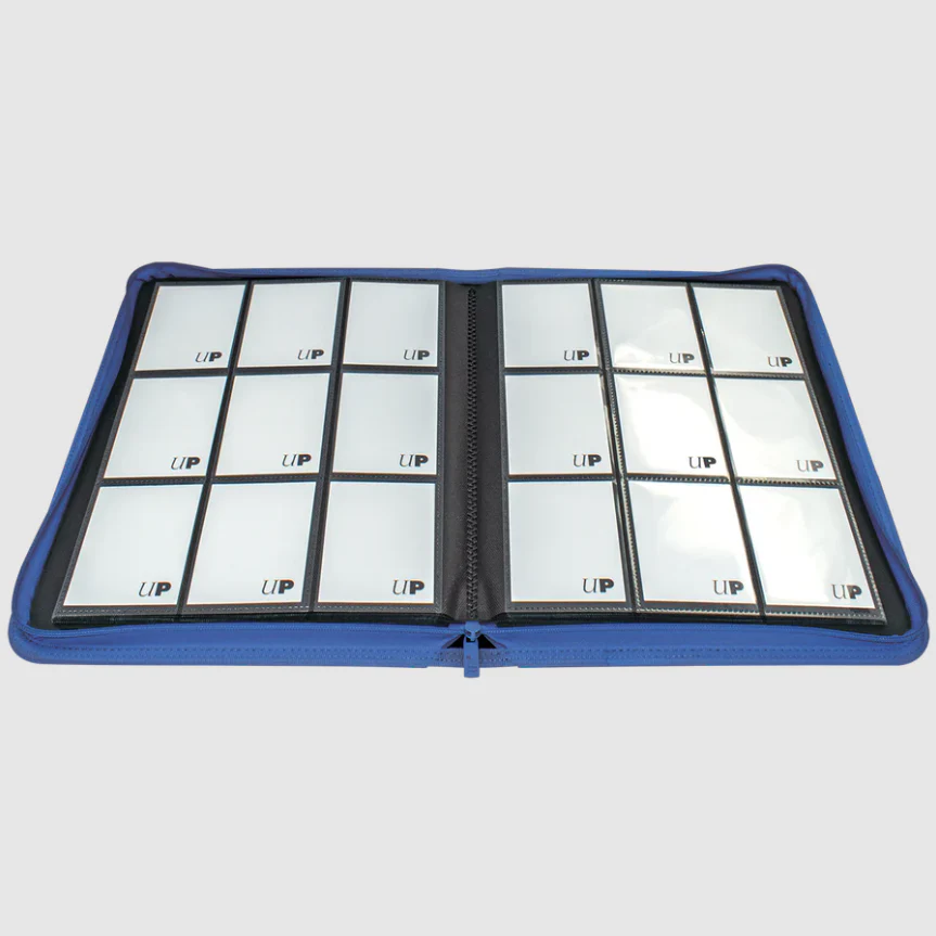 ULTRA PRO BINDER - Vivid Zip PRO-Binder - 9PKT- Blue - Image 2