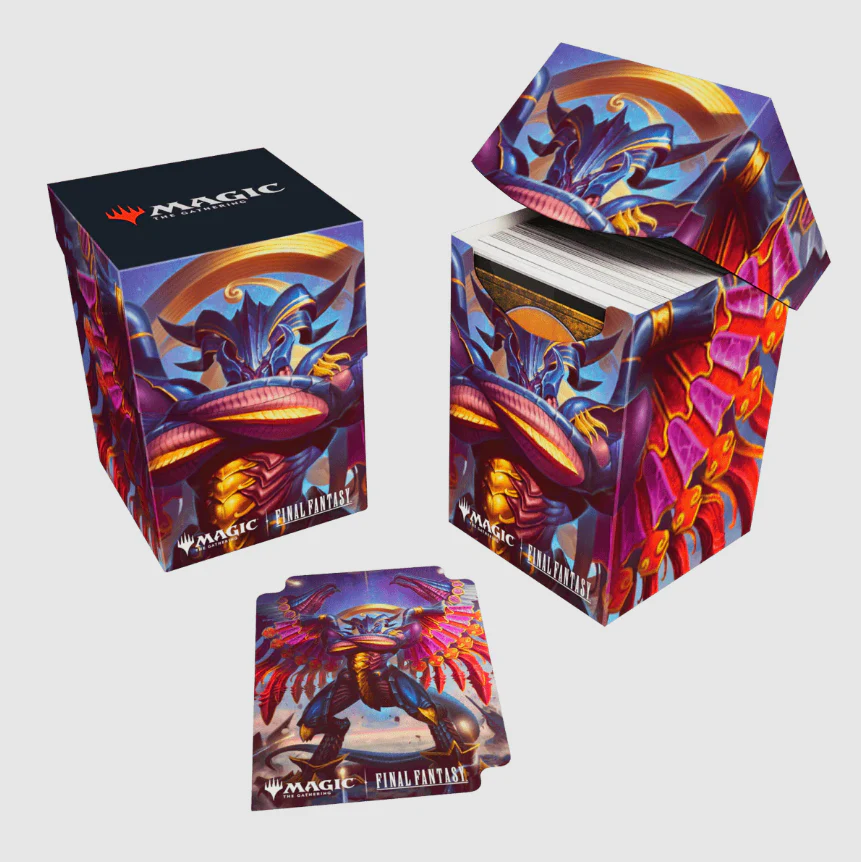 Ultra Pro- Magic: The Gathering—FINAL FANTASY Summon: Bahamut 100+ Deck Box