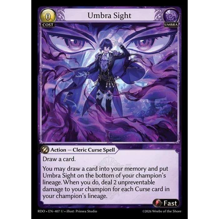 Umbra Sight (407) (Radiant Origins)