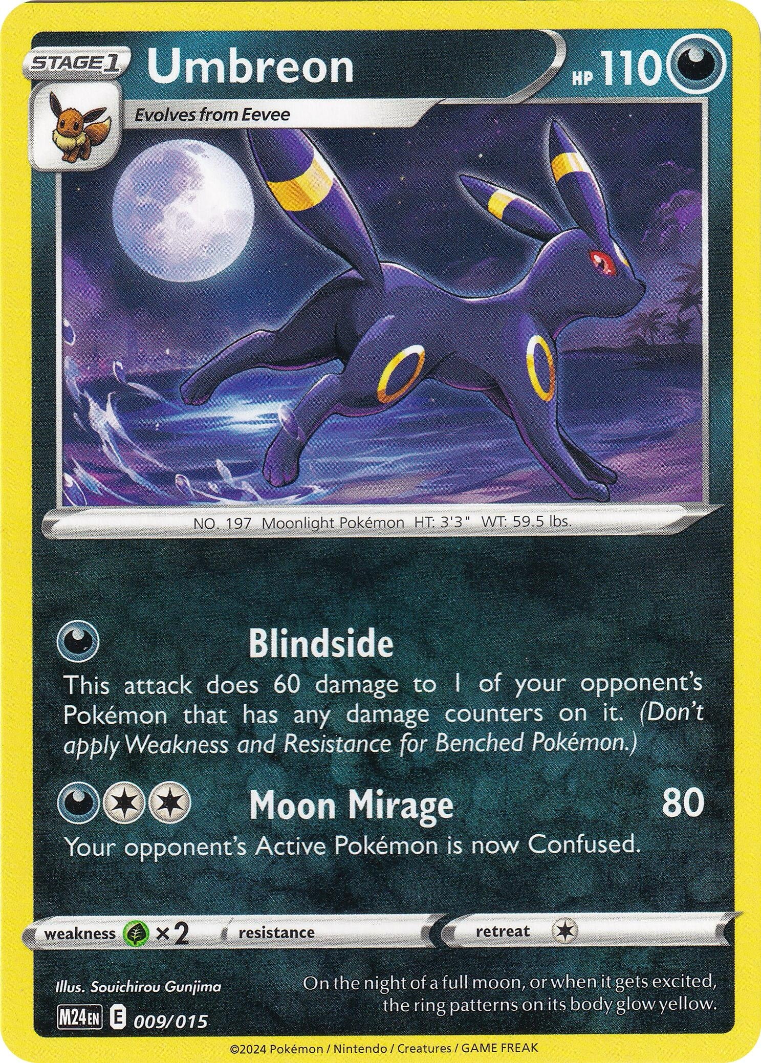Umbreon (009/015) (McDonald's Promos 2024)