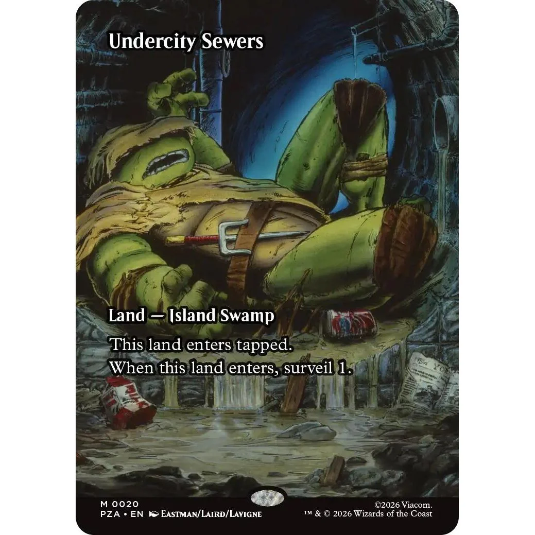 Undercity Sewers (Borderless) (20) (Teenage Mutant Ninja Turtles Source Material)