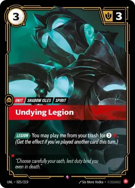 Undying Legion (025/219) (Unleashed)