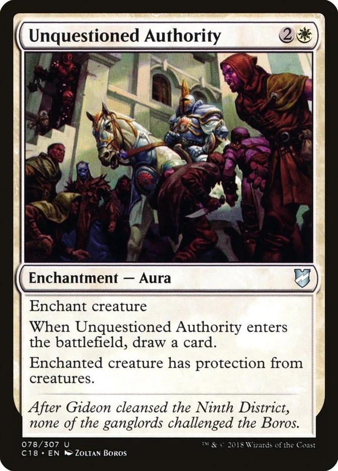 Unquestioned Authority (78) (Commander 2018)