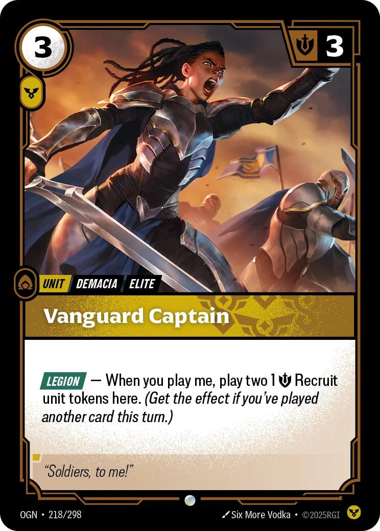 Vanguard Captain (218/298) (Origins)