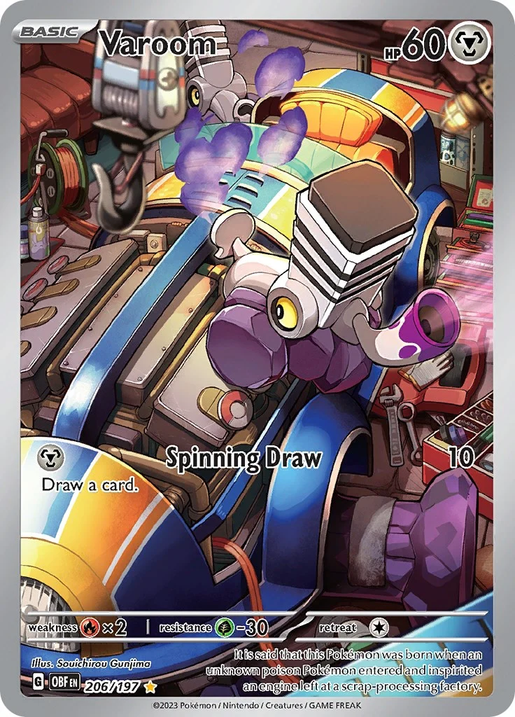 Varoom (206/197) (SV03: Obsidian Flames)