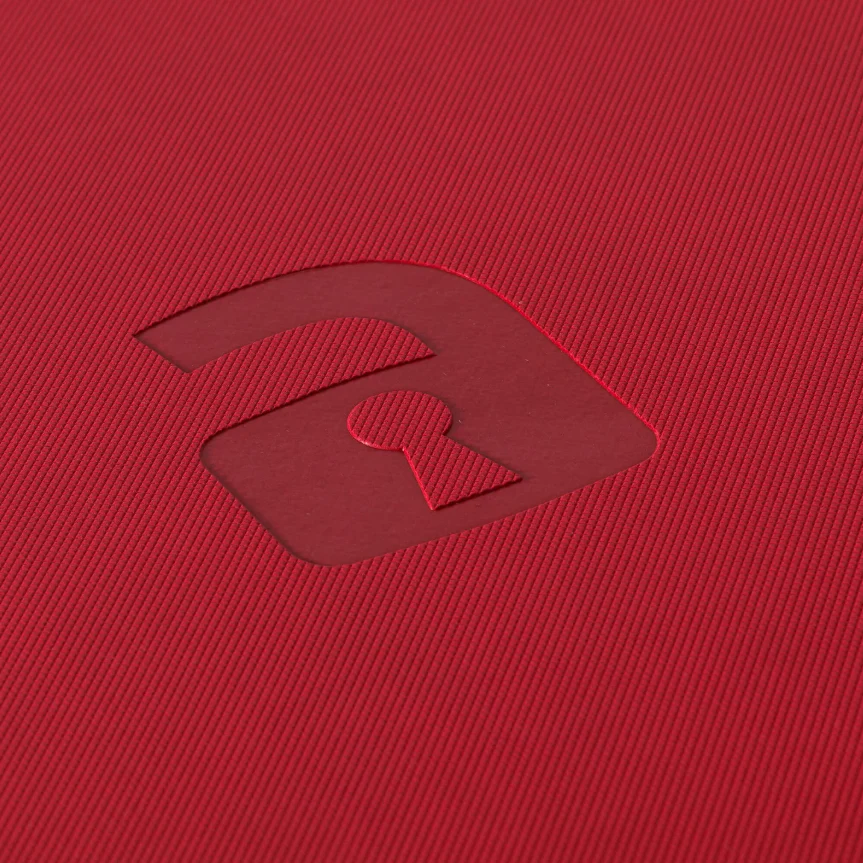 Vaultx - 12-Pocket Exo-Tec® Zip Binder - Fire Red - Image 7