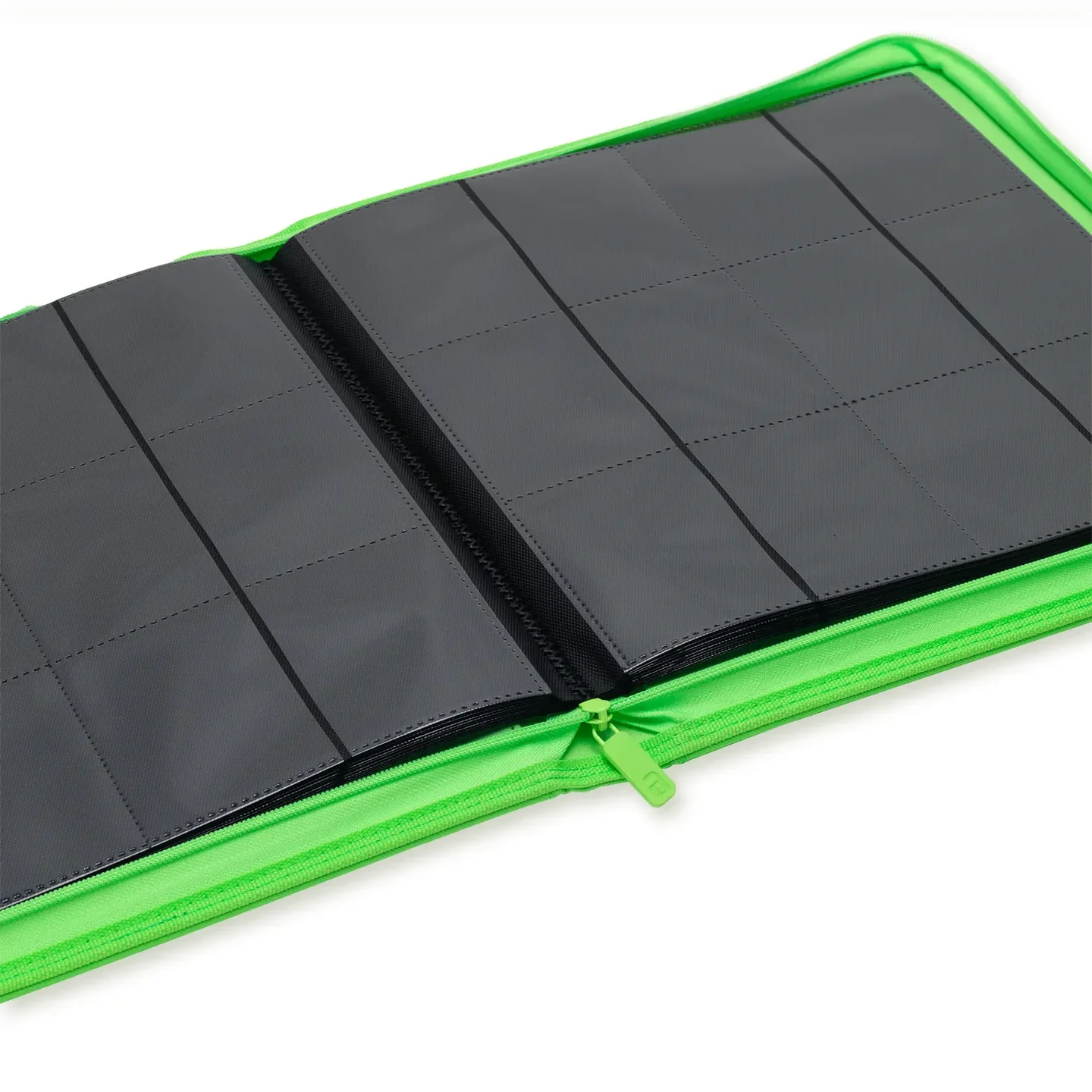 Vaultx - 12-Pocket Exo-Tec® Zip Binder - Special Edition Neon Green - Image 3