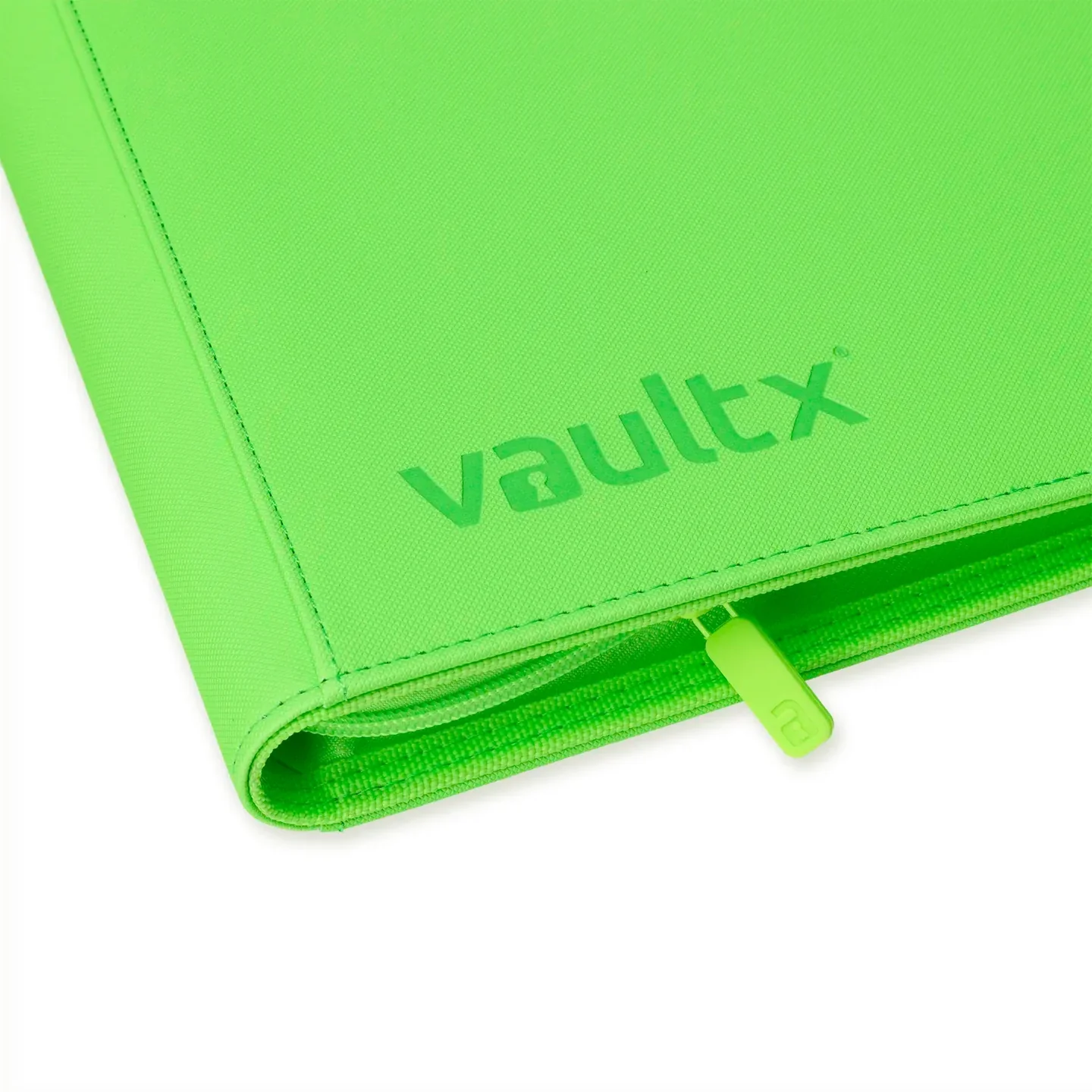 Vaultx - 12-Pocket Exo-Tec® Zip Binder - Special Edition Neon Green - Image 4