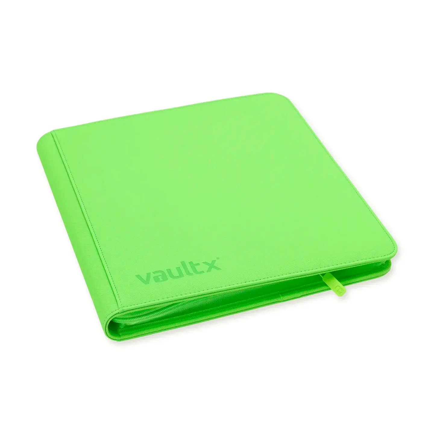 Vaultx - 12-Pocket Exo-Tec® Zip Binder - Special Edition Neon Green - Image 6