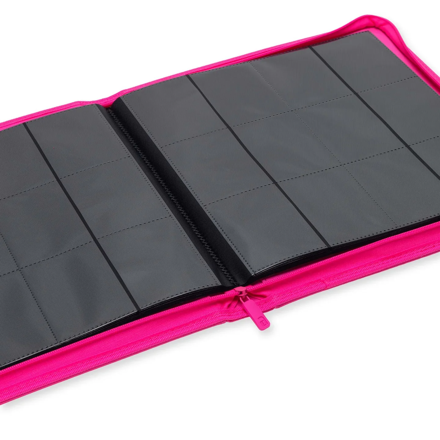 Vaultx - 12-Pocket Exo-Tec® Zip Binder - Special Edition Neon Pink - Image 3