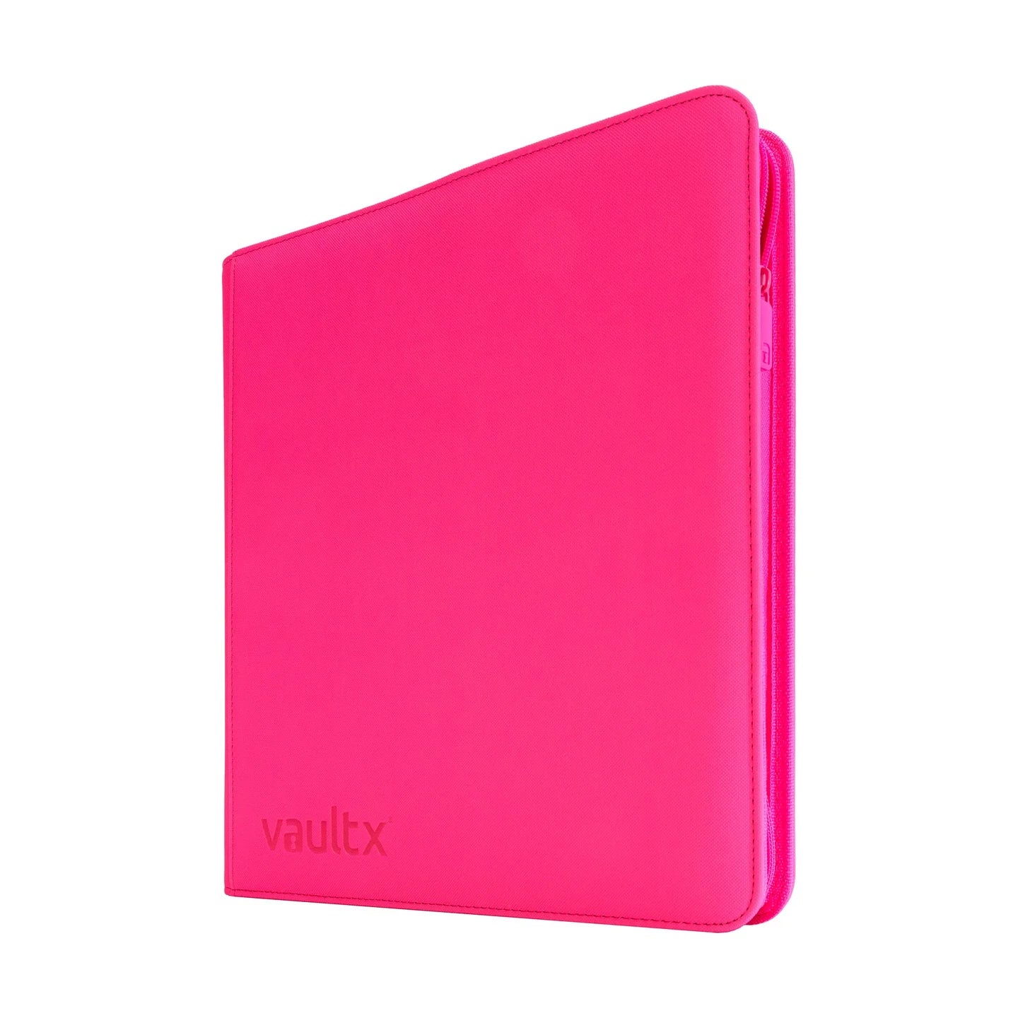 Vaultx - 12-Pocket Exo-Tec® Zip Binder - Special Edition Neon Pink - Image 4