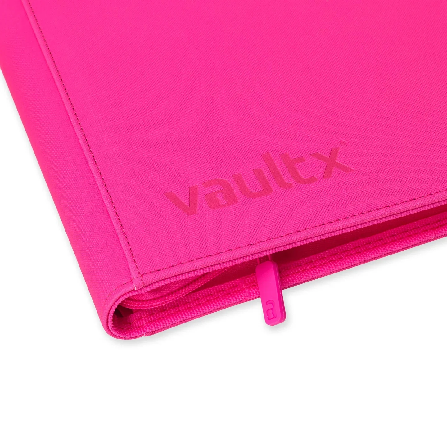 Vaultx - 12-Pocket Exo-Tec® Zip Binder - Special Edition Neon Pink - Image 6