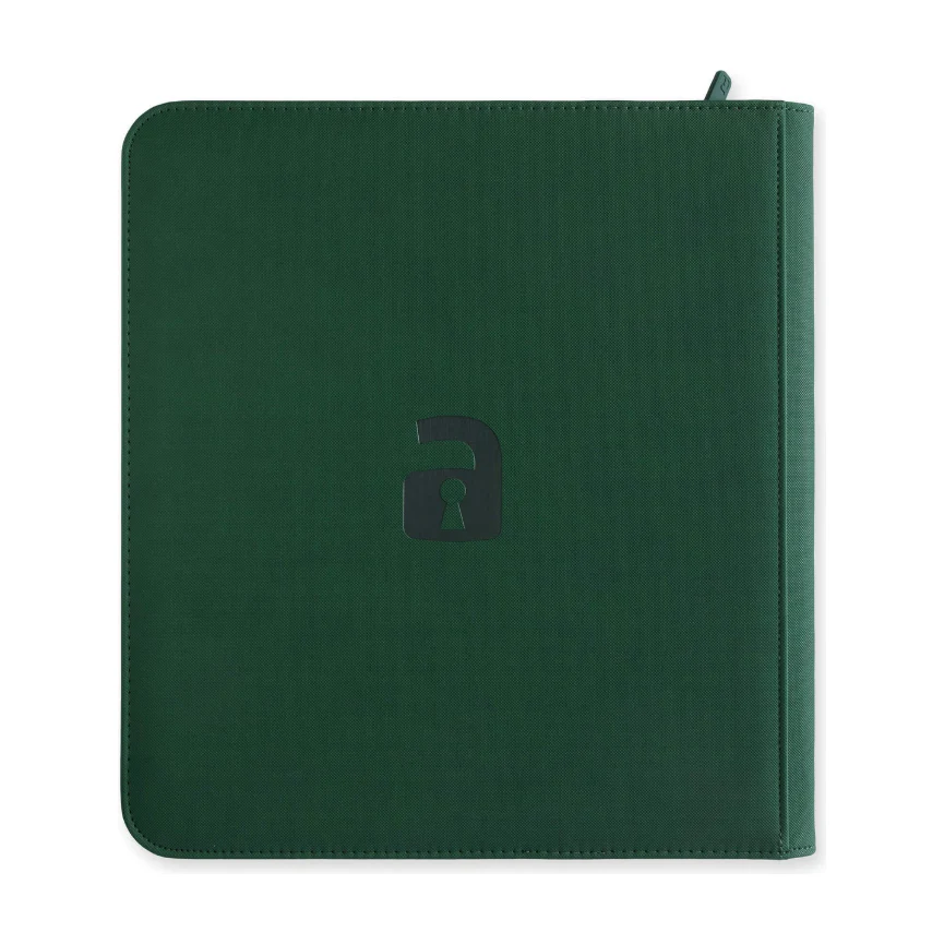 Vaultx - 12-Pocket Exo-Tec® Zip Binder XL - Forest Green - Image 3