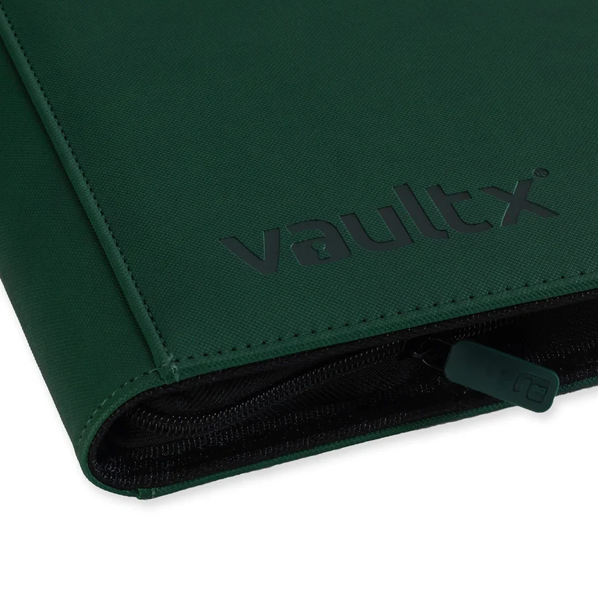 Vaultx - 12-Pocket Exo-Tec® Zip Binder XL - Forest Green - Image 5