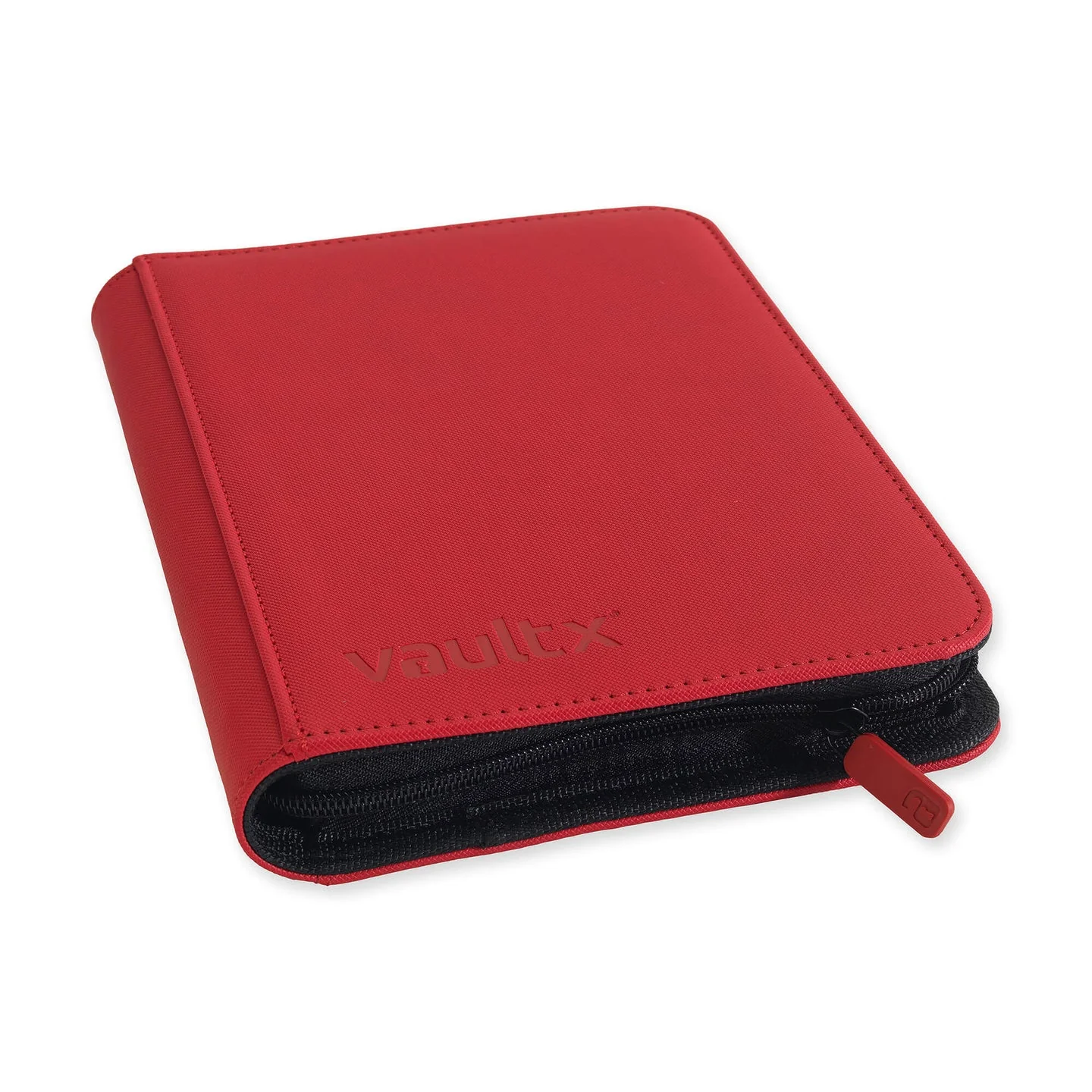 Vaultx - 4-Pocket Exo-Tec® Zip Binder - Fire Red - Image 4