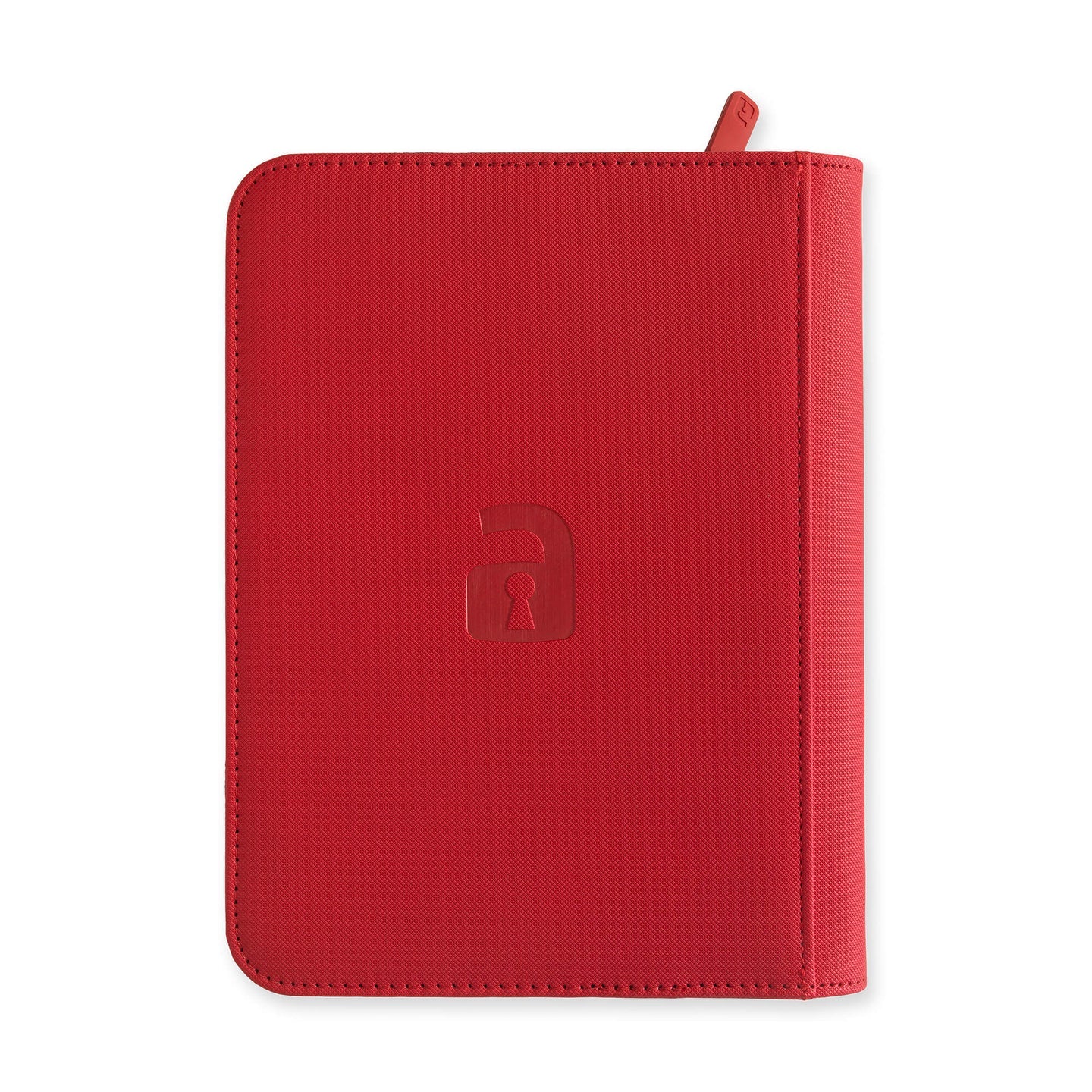 Vaultx - 4-Pocket Exo-Tec® Zip Binder - Fire Red - Image 6