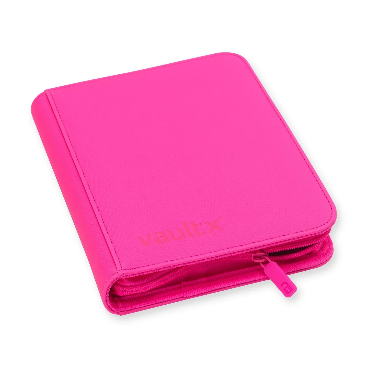 Vaultx - 4-Pocket Exo-Tec® Zip Binder - Special Edition Neon Pink - Image 4