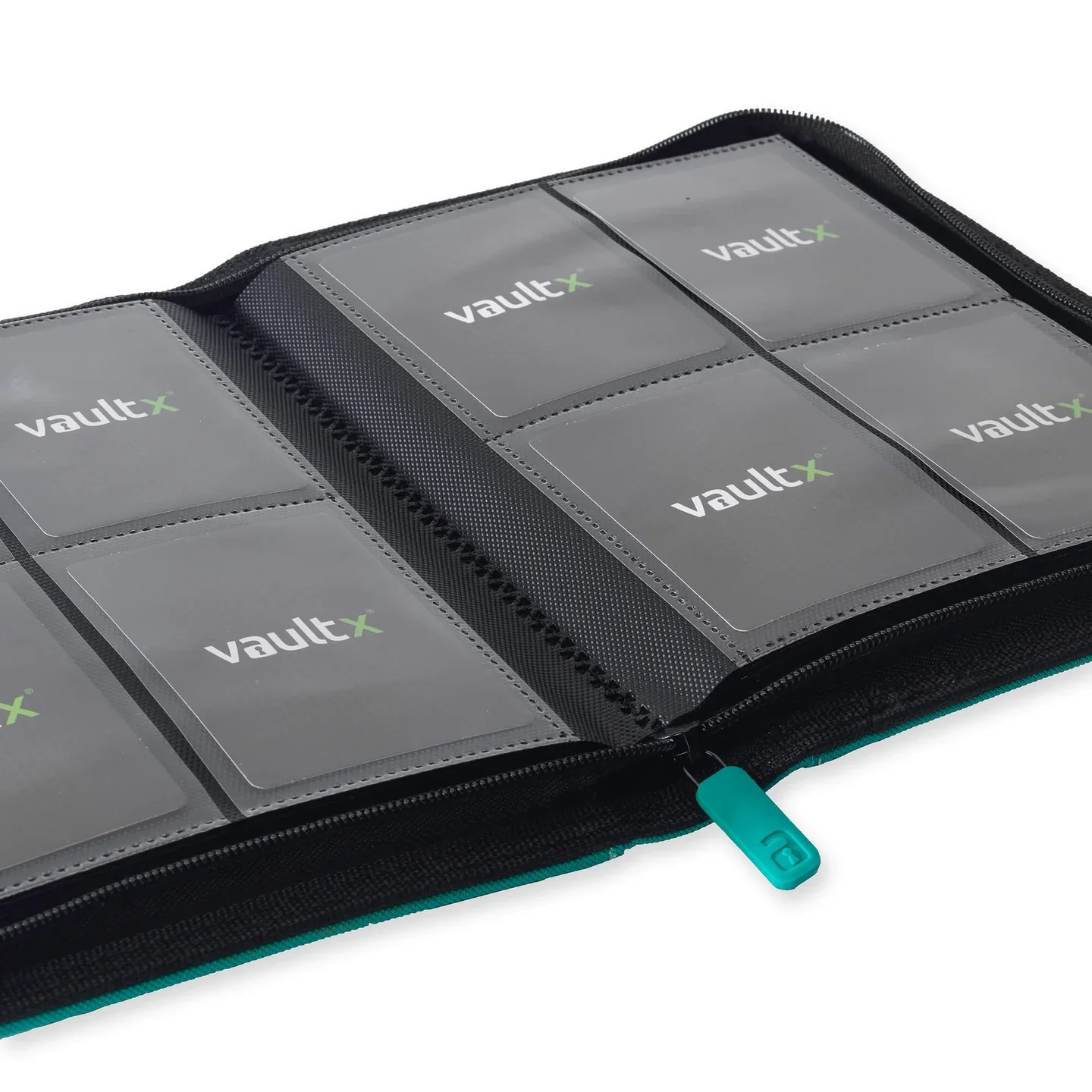 Vaultx - 4-Pocket Exo-Tec® Zip Binder - Ocean Blue - Image 3