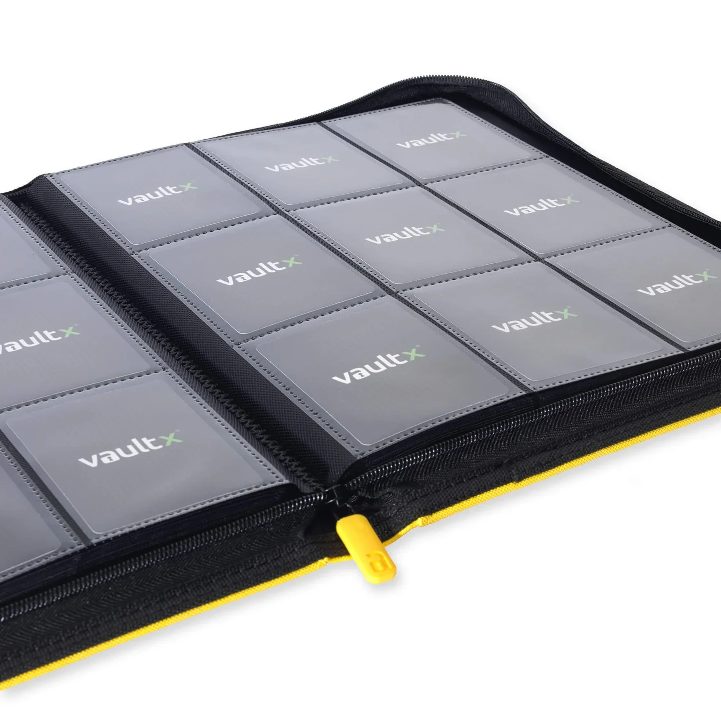 Vaultx - 9-Pocket Exo-Tec® Zip Binder - Sunrise Yellow - Image 2