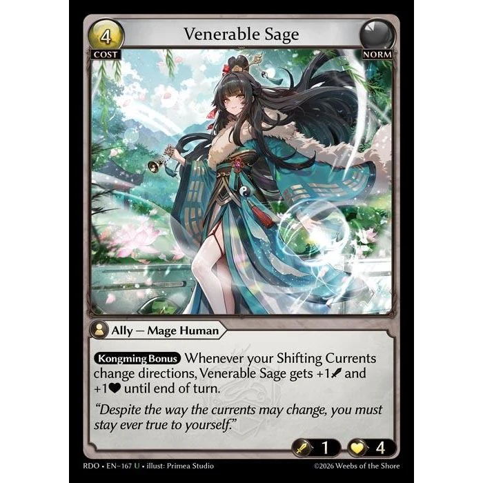 Venerable Sage (Curio Foil) (167) (Radiant Origins)