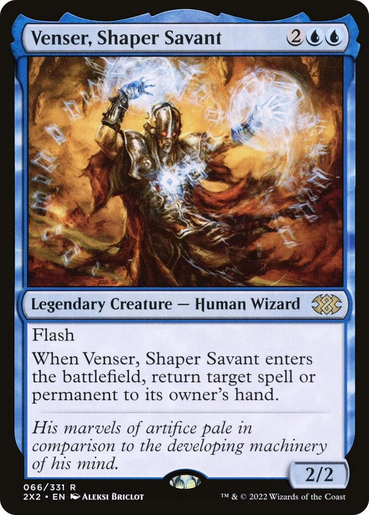 Venser, Shaper Savant (66) (Double Masters 2022)