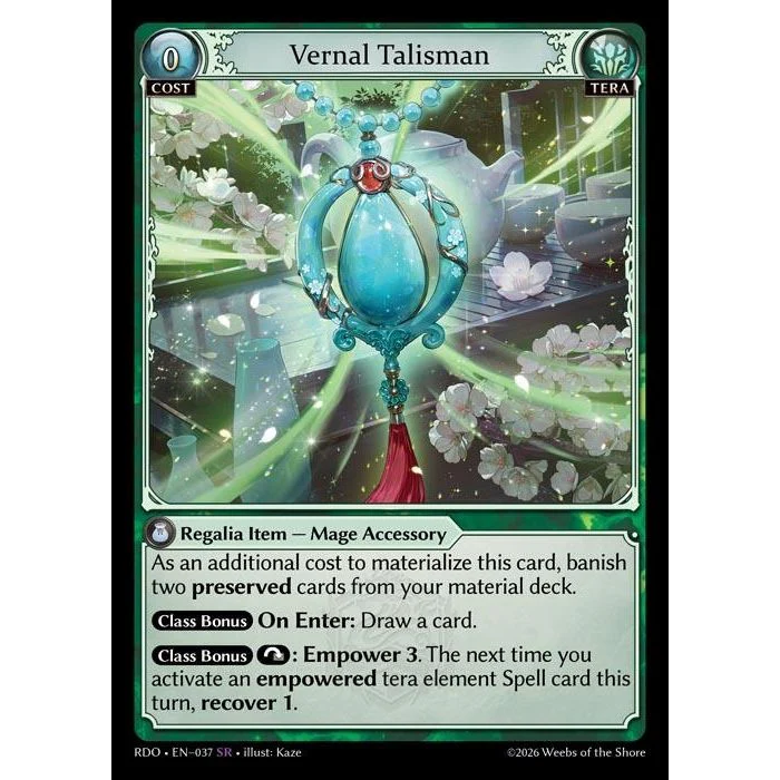 Vernal Talisman (037) (Radiant Origins)