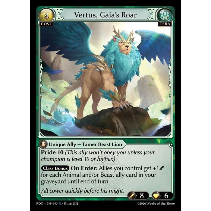Vertus, Gaia's Roar (393) (Radiant Origins)