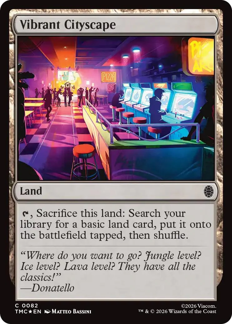 Vibrant Cityscape (Surge Foil) (82) (Teenage Mutant Ninja Turtles)