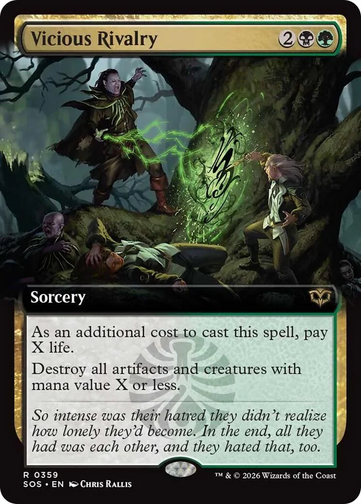 Vicious Rivalry (Extended Art) (359) (Secrets of Strixhaven)